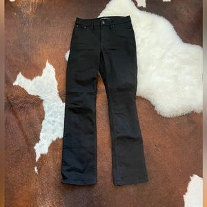 Calvin Klein black high waist flare jeans